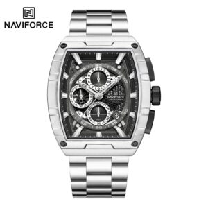 RELOJ NAVIFORCE SKU: NF8066 SILVER BLACK