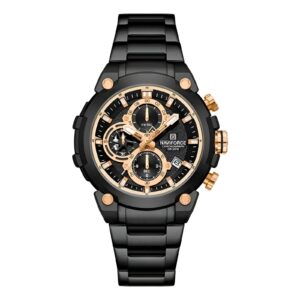 RELOJ NAVIFORCE SKU :8071 BLACK GOLD